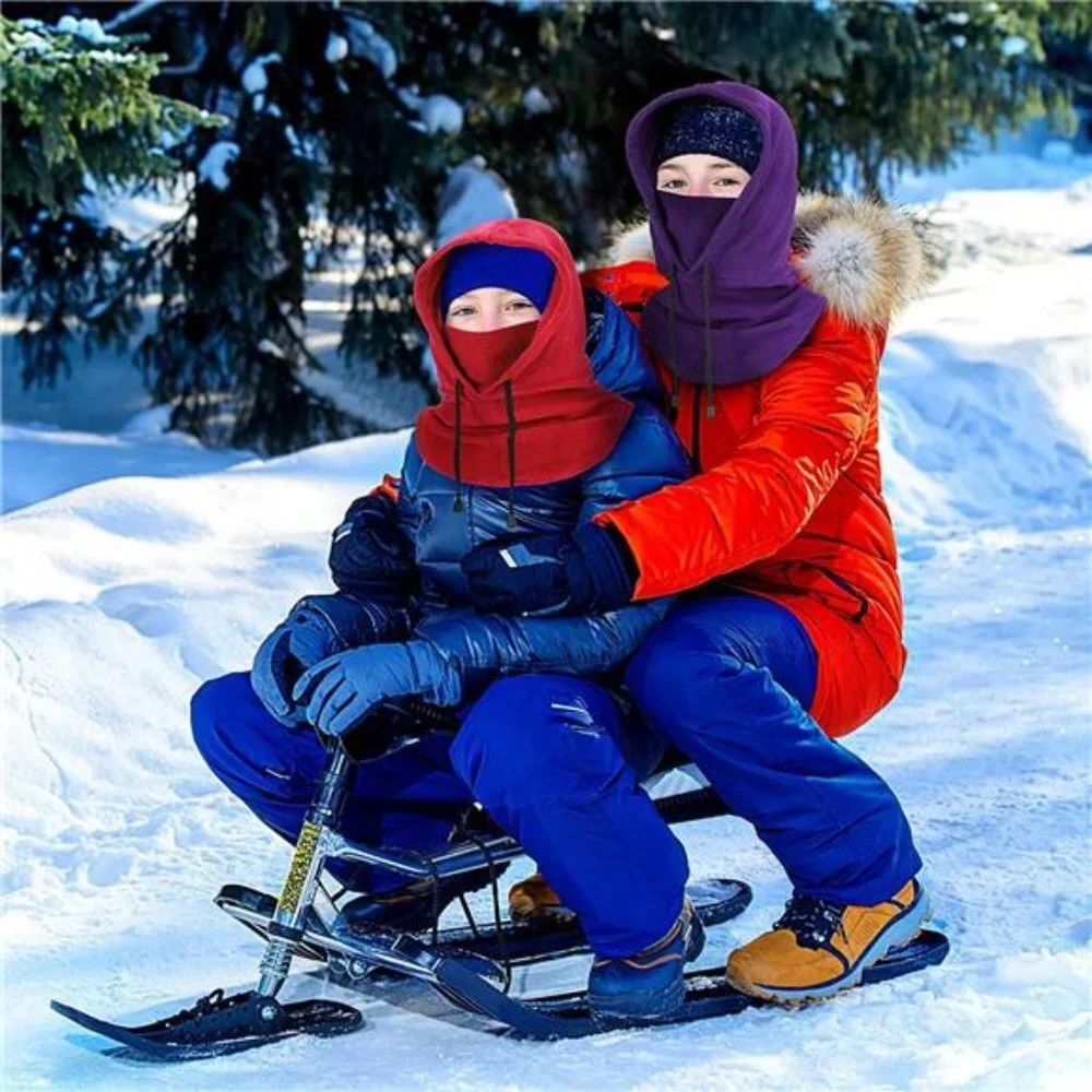 3 Pieces Balaclava Face Scarf Winter Windproof Fleece Ski Face Covering for Men
